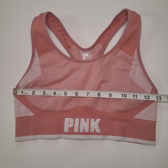 PINK Victoria's Secret Racerback Unlined Wireless Sports Bra, Size Medium - Picture 4 of 9